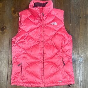 The North Face Coral Quilted Down Vest.